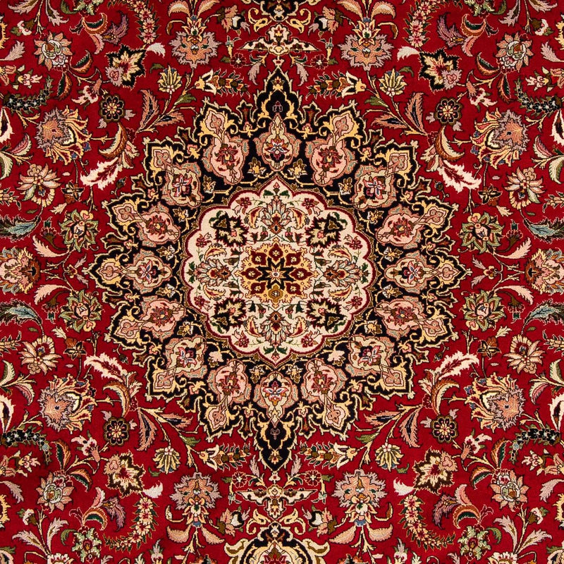 Tappeto Persero - Tabriz - Reale - 308 x 205 cm - rosso scuro