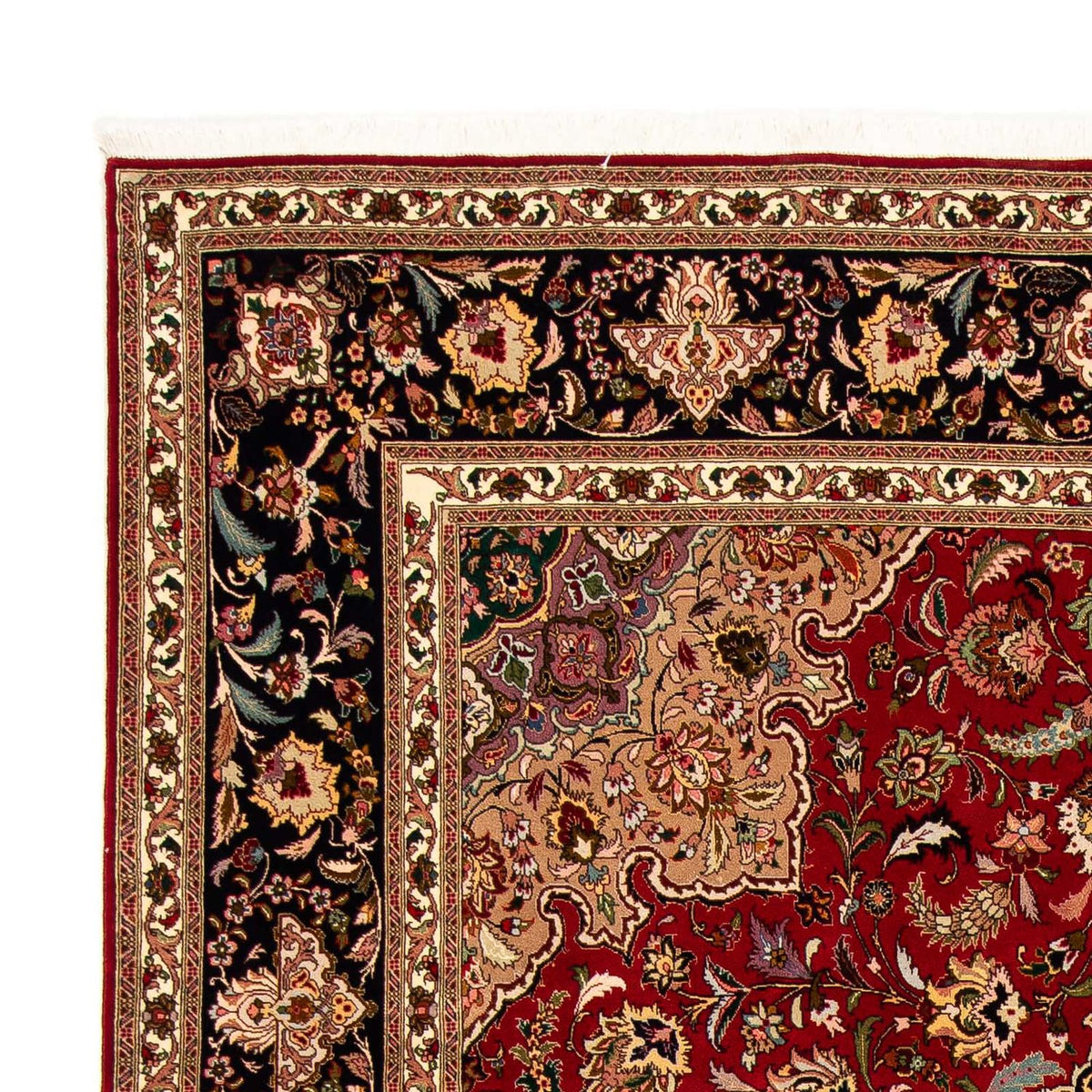 Tappeto Persero - Tabriz - Reale - 308 x 205 cm - rosso scuro
