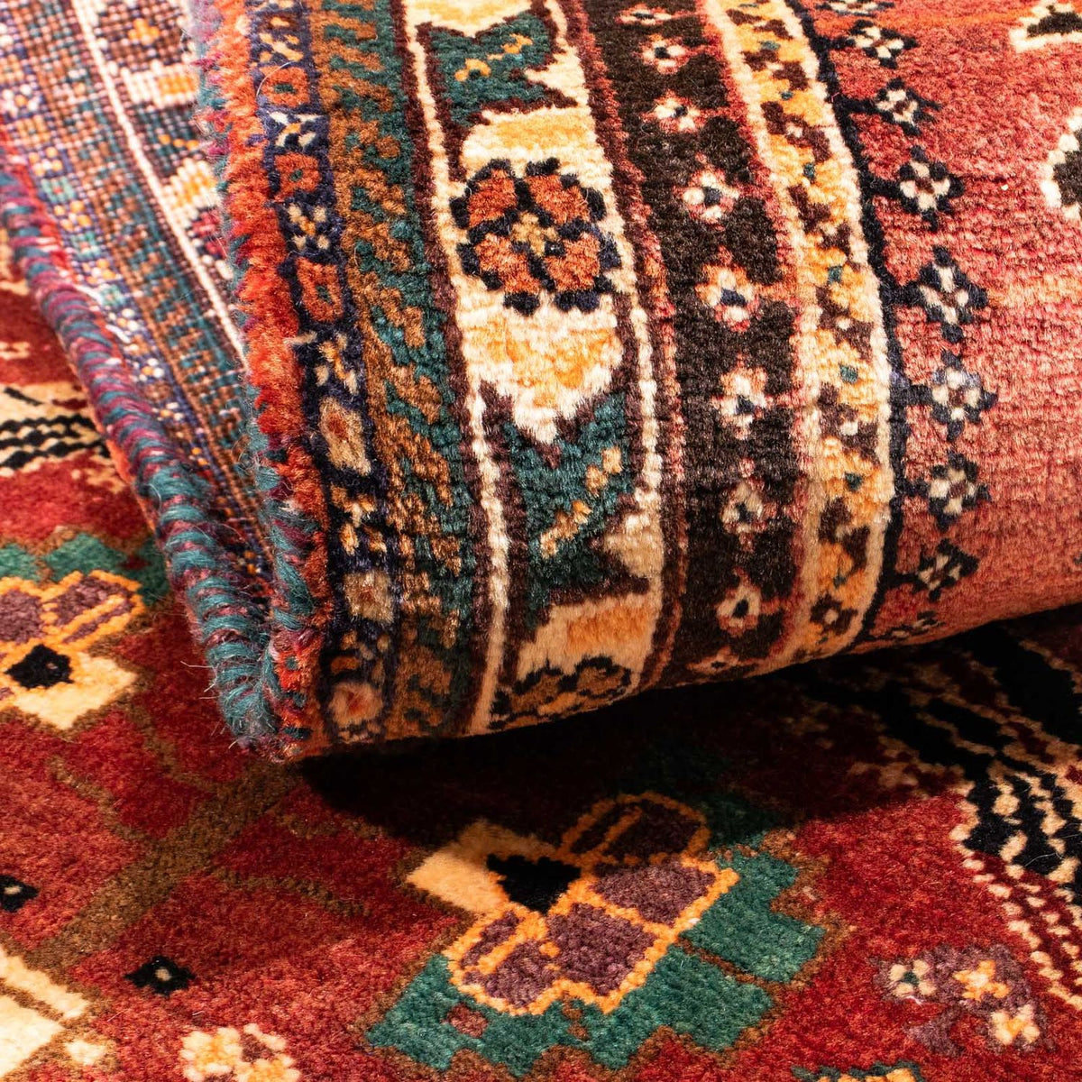 Tappeto corsia Tappeto Persero - Nomade - 160 x 83 cm - rosso scuro