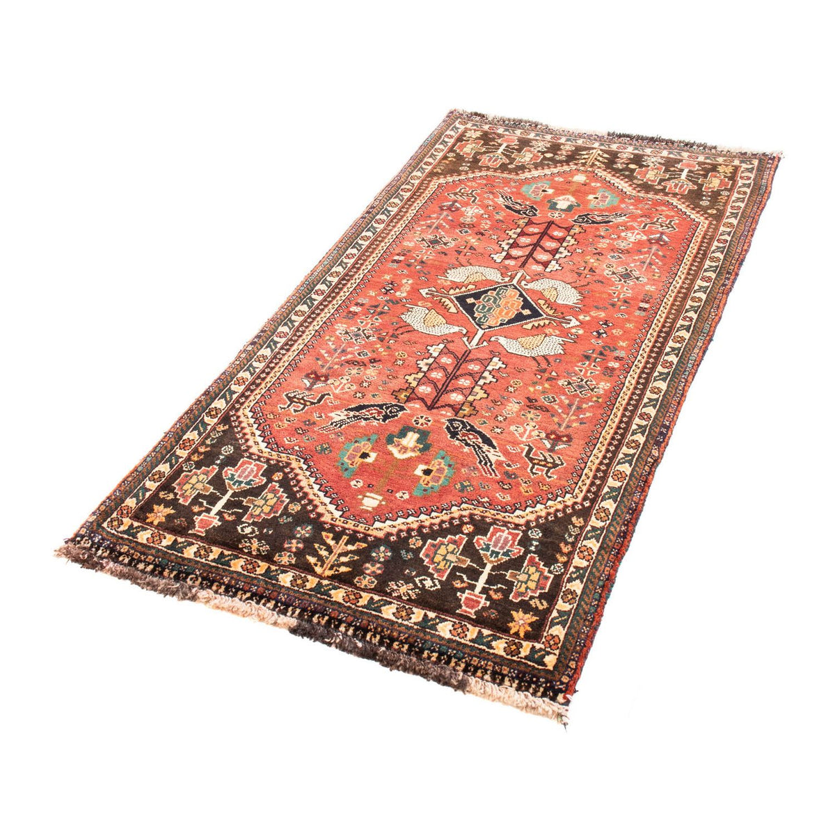 Tappeto corsia Tappeto Persero - Nomade - 160 x 83 cm - rosso scuro