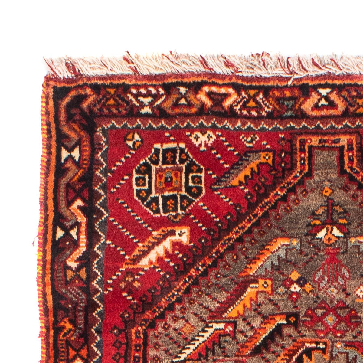 Tappeto corsia Tappeto Persero - Nomade - 168 x 80 cm - rosso scuro