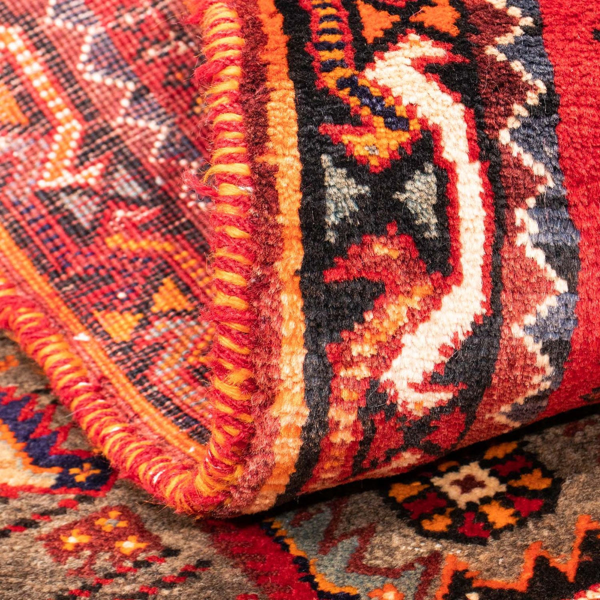 Tappeto corsia Tappeto Persero - Nomade - 168 x 80 cm - rosso scuro