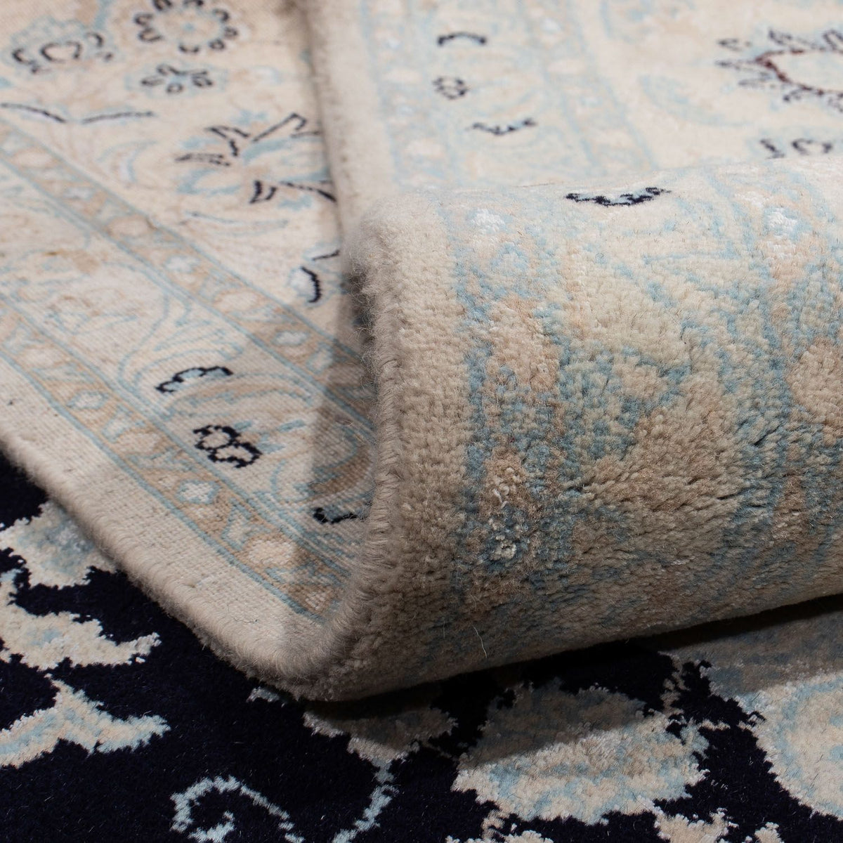 Tappeto Persero - Nain - 352 x 253 cm - blu scuro