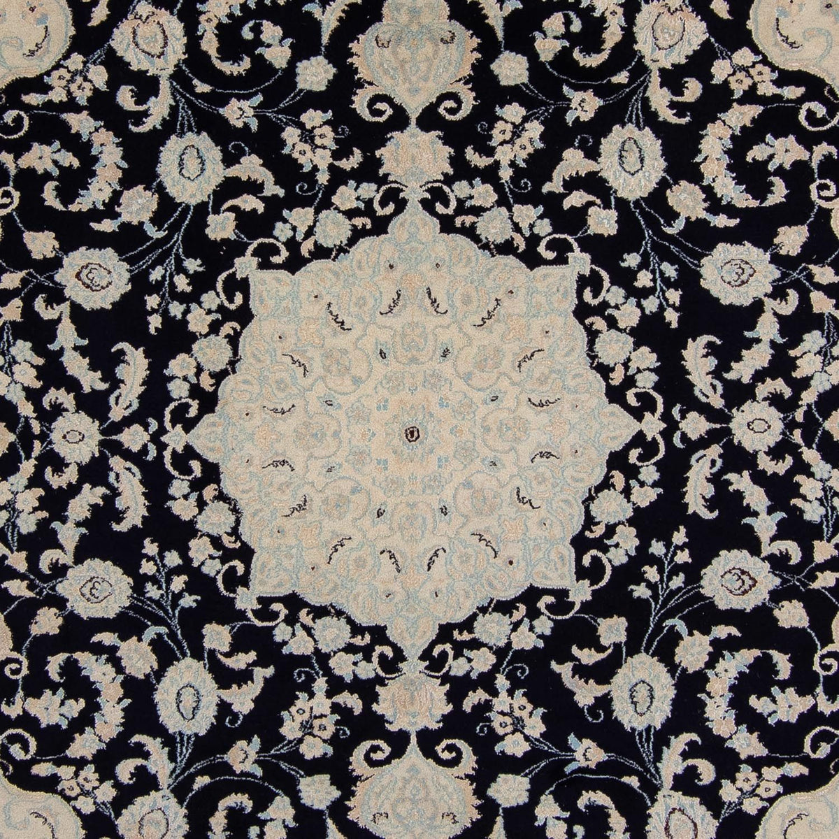 Tappeto Persero - Nain - 348 x 248 cm - blu scuro