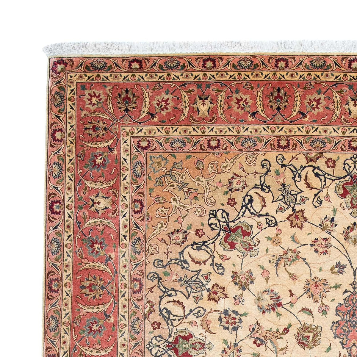 Tappeto Persero - Tabriz - Reale - 297 x 202 cm - marrone chiaro