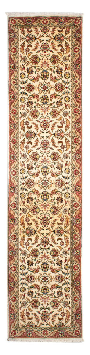 Tappeto corsia Tappeto Persero - Tabriz - Reale - 299 x 68 cm - beige