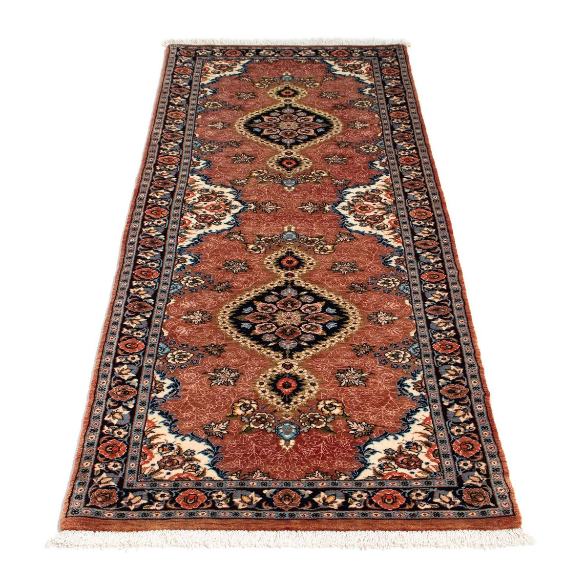 Tappeto corsia Tappeto Persero - Ghom - 192 x 68 cm - ruggine