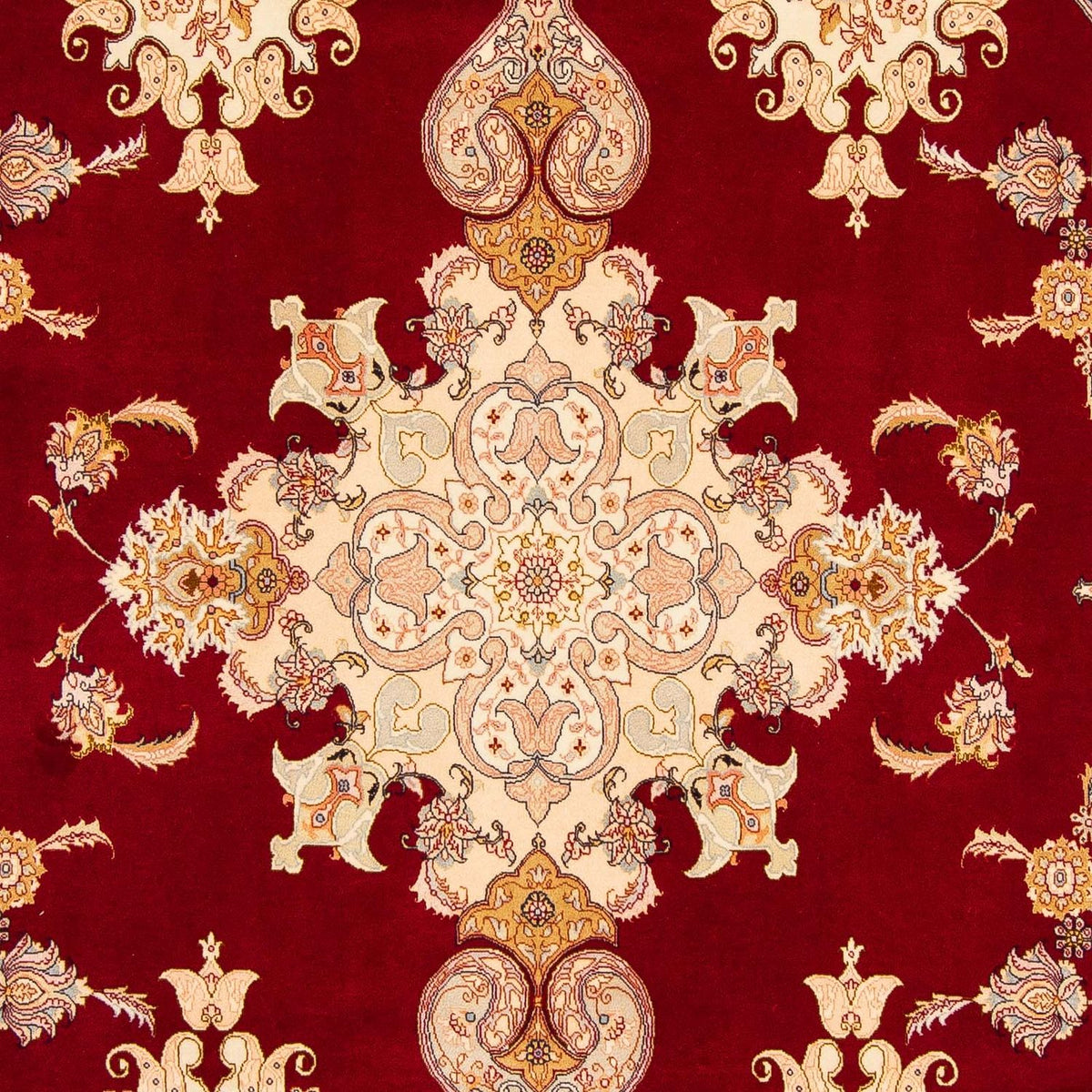 Tappeto Persero - Tabriz - Reale - 312 x 200 cm - rosso scuro