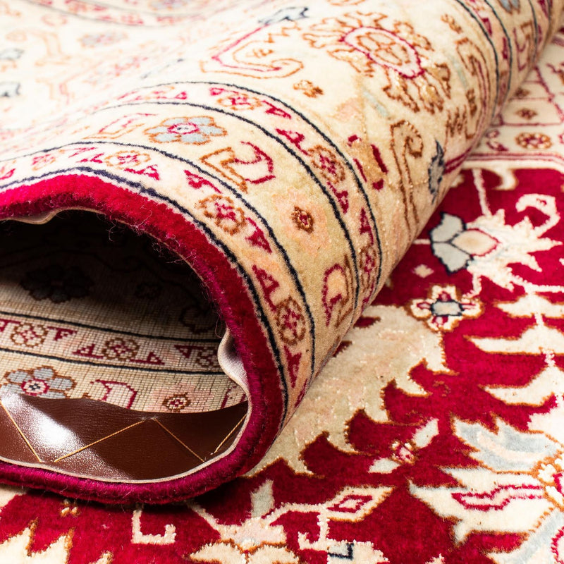Tappeto Persero - Tabriz - Reale - 300 x 200 cm - rosso scuro