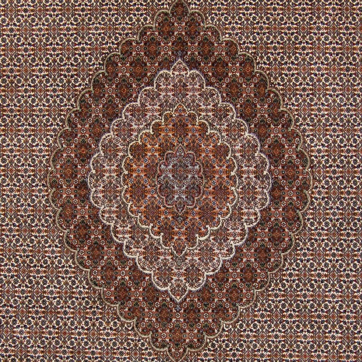 Tappeto Persero - Tabriz - 341 x 251 cm - marrone scuro