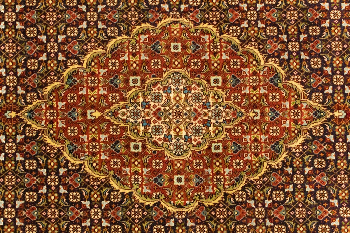 Tappeto Persero - Tabriz - 152 x 100 cm - rosso scuro