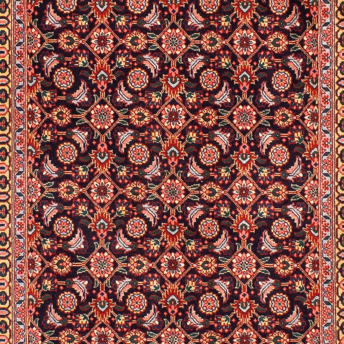 Tappeto corsia Tappeto Persero - Tabriz - 302 x 80 cm - marrone