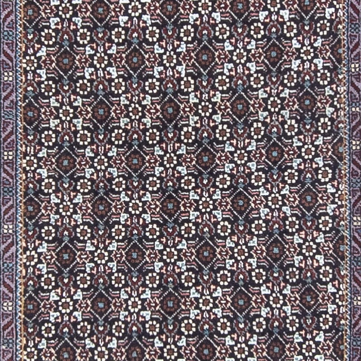Tappeto corsia Tappeto Persero - Tabriz - 348 x 70 cm - grigio
