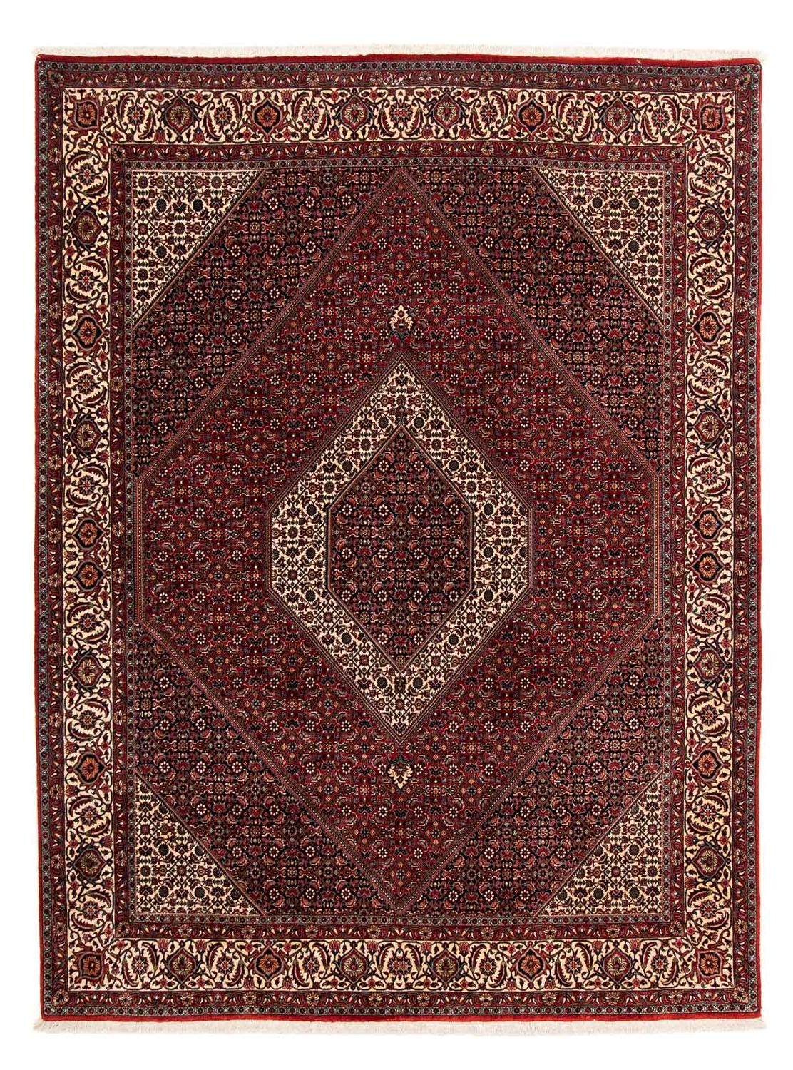 Tappeto Persero - Bidjar - 263 x 203 cm - rosso scuro