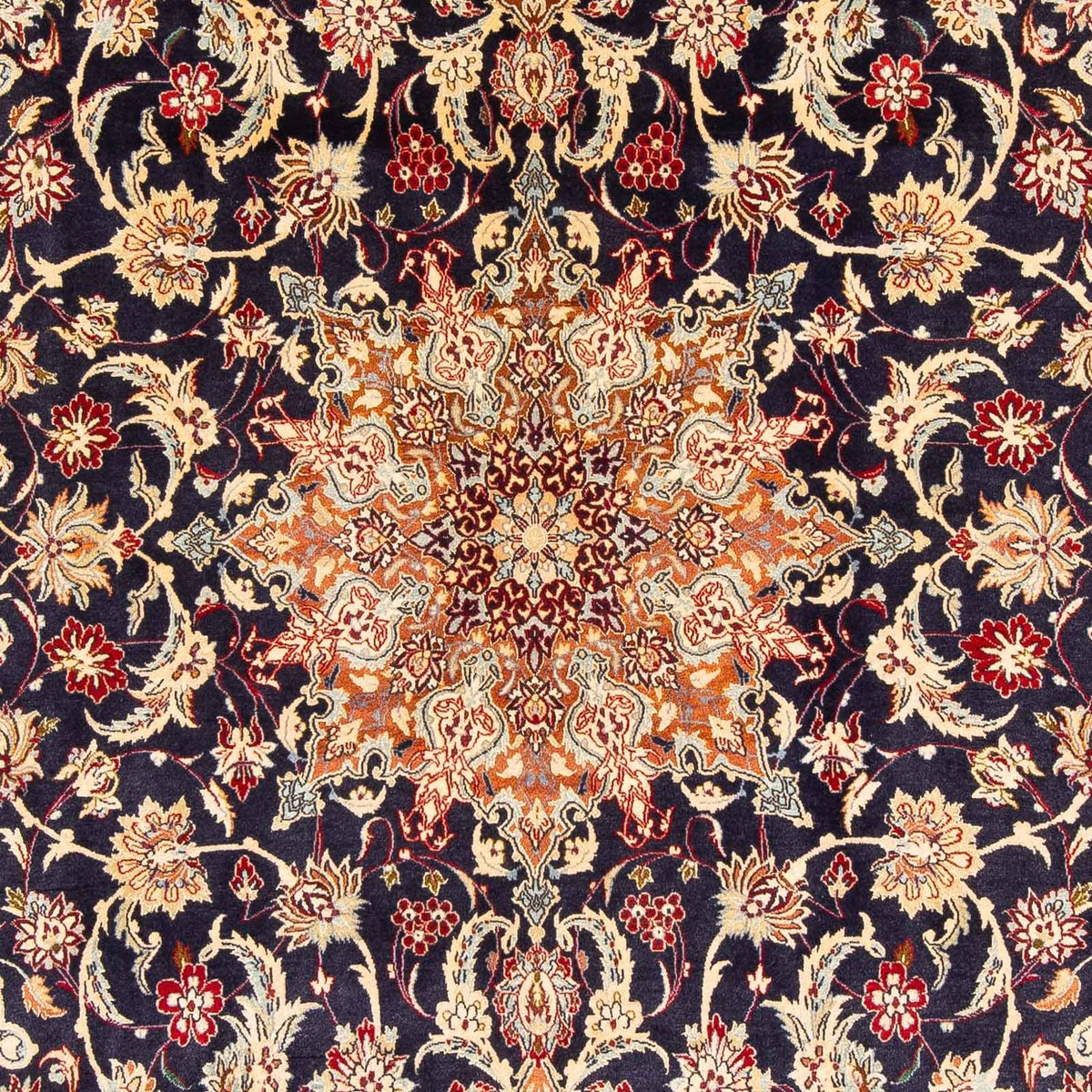 Tappeto Persero - Isfahan - Premio - 327 x 202 cm - blu scuro
