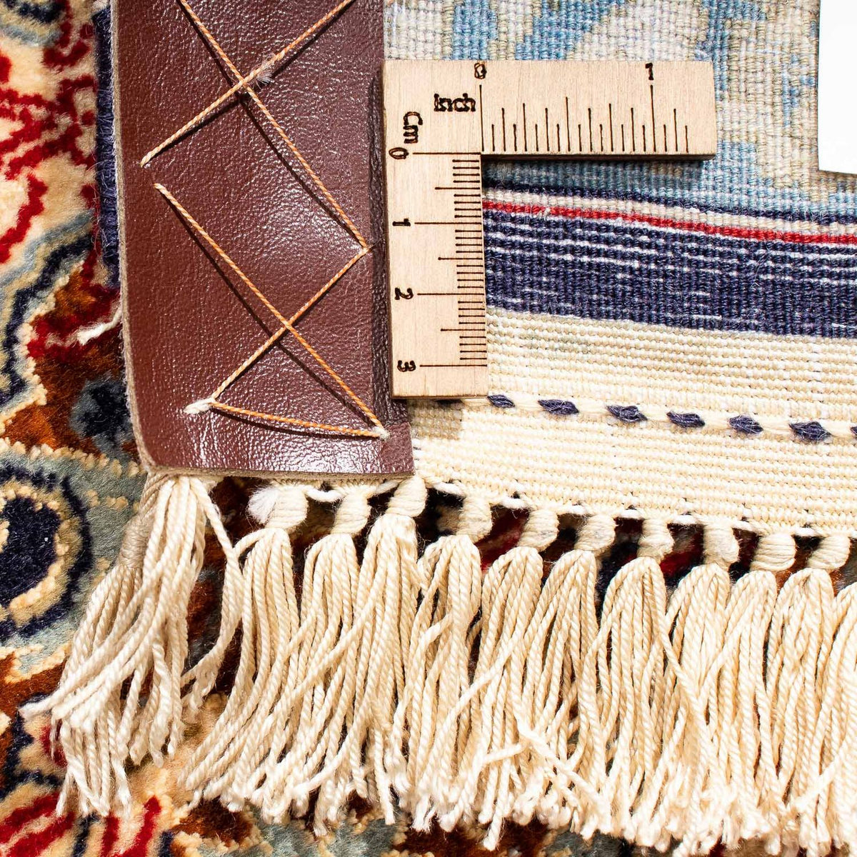 Tappeto Persero - Isfahan - Premio - 327 x 202 cm - blu scuro