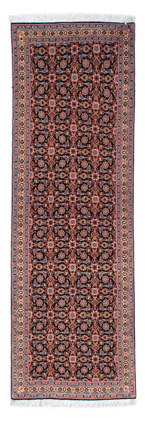 Tappeto corsia Tappeto Persero - Tabriz - 202 x 67 cm - blu scuro