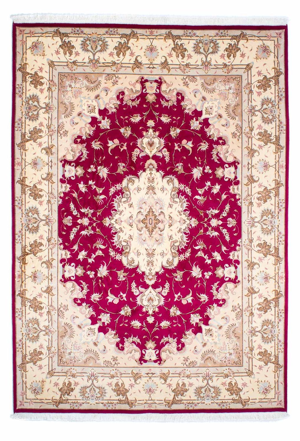 Tappeto Persero - Tabriz - Reale - 242 x 168 cm - rosso