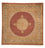 Tappeto Persero - Tabriz quadrato - 248 x 246 cm - rosso scuro