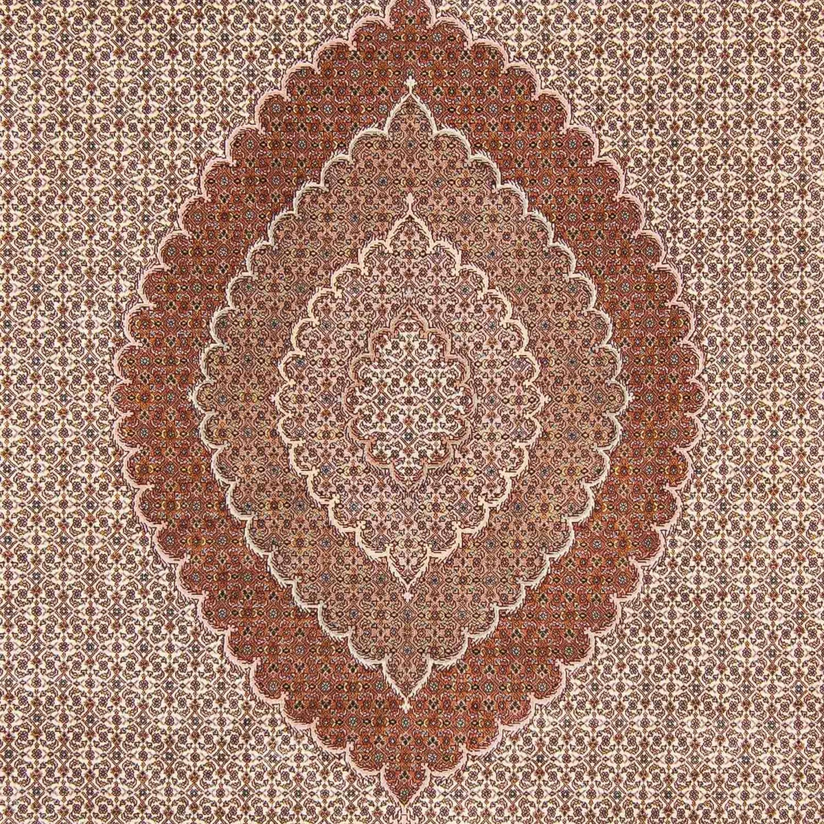 Tappeto Persero - Tabriz - 358 x 255 cm - marrone chiaro