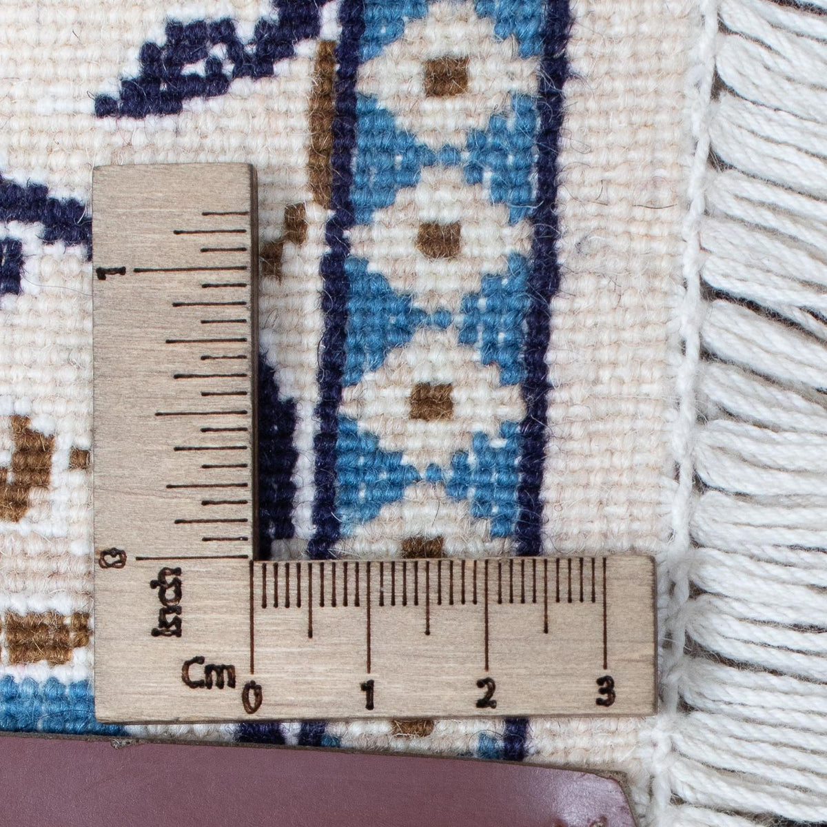 Tappeto corsia Tappeto Persero - Nain - Reale - 393 x 89 cm - rosso scuro