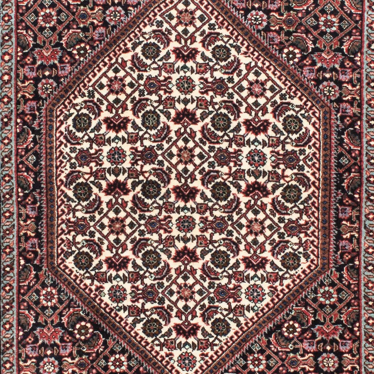 Tappeto corsia Tappeto Persero - Bidjar - 216 x 72 cm - blu scuro