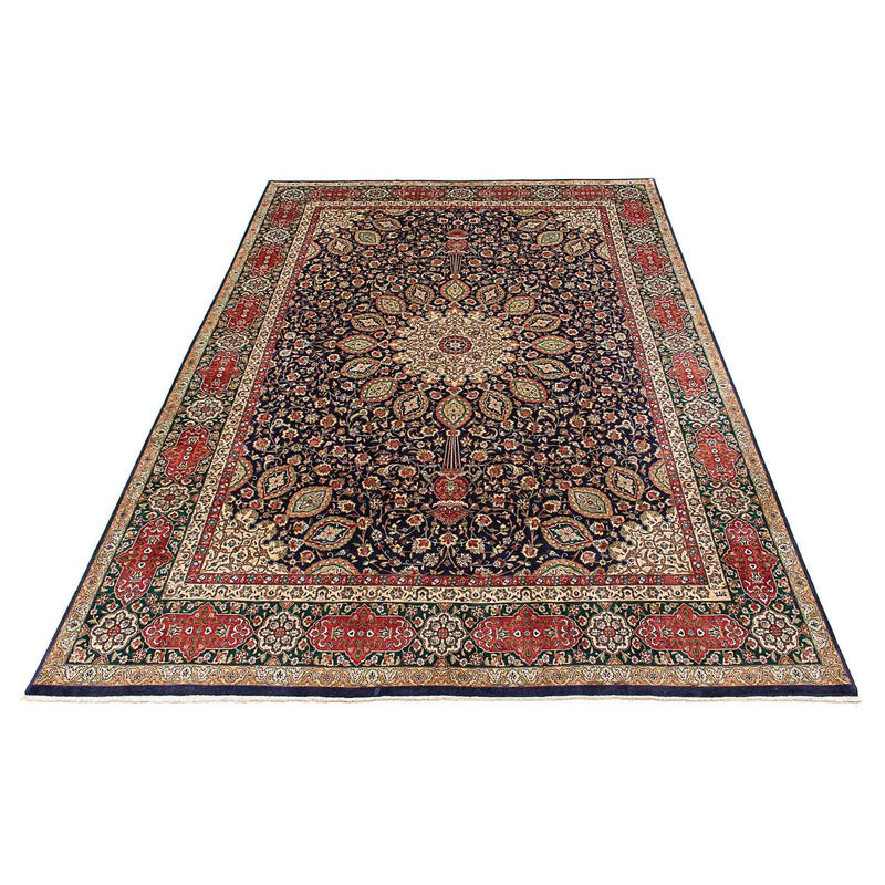 Tappeto Persero - Tabriz - Reale - 395 x 289 cm - blu scuro