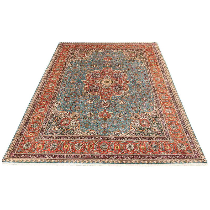 Tappeto Persero - Tabriz - Reale - 395 x 304 cm - blu chiaro