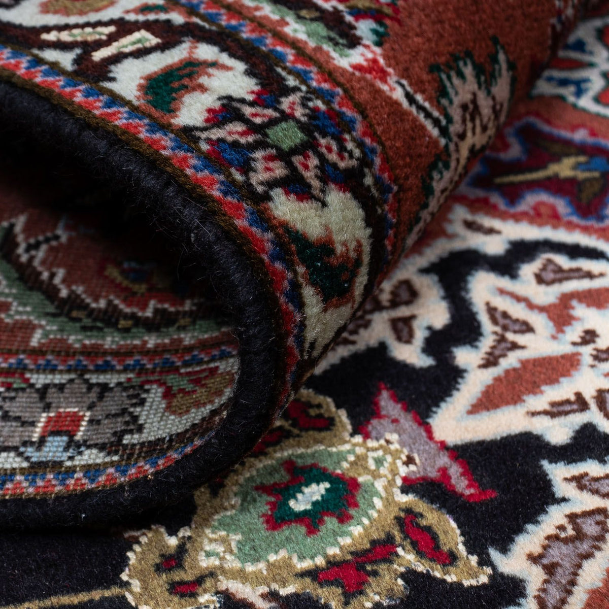 Tappeto Persero - Tabriz - Reale - 295 x 200 cm - blu scuro