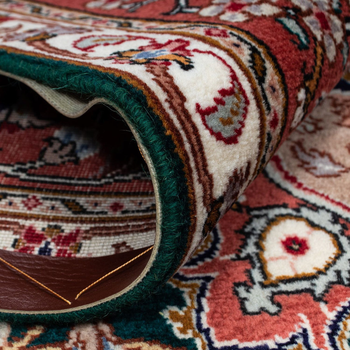 Tappeto Persero - Tabriz - Reale - 266 x 192 cm - blu scuro