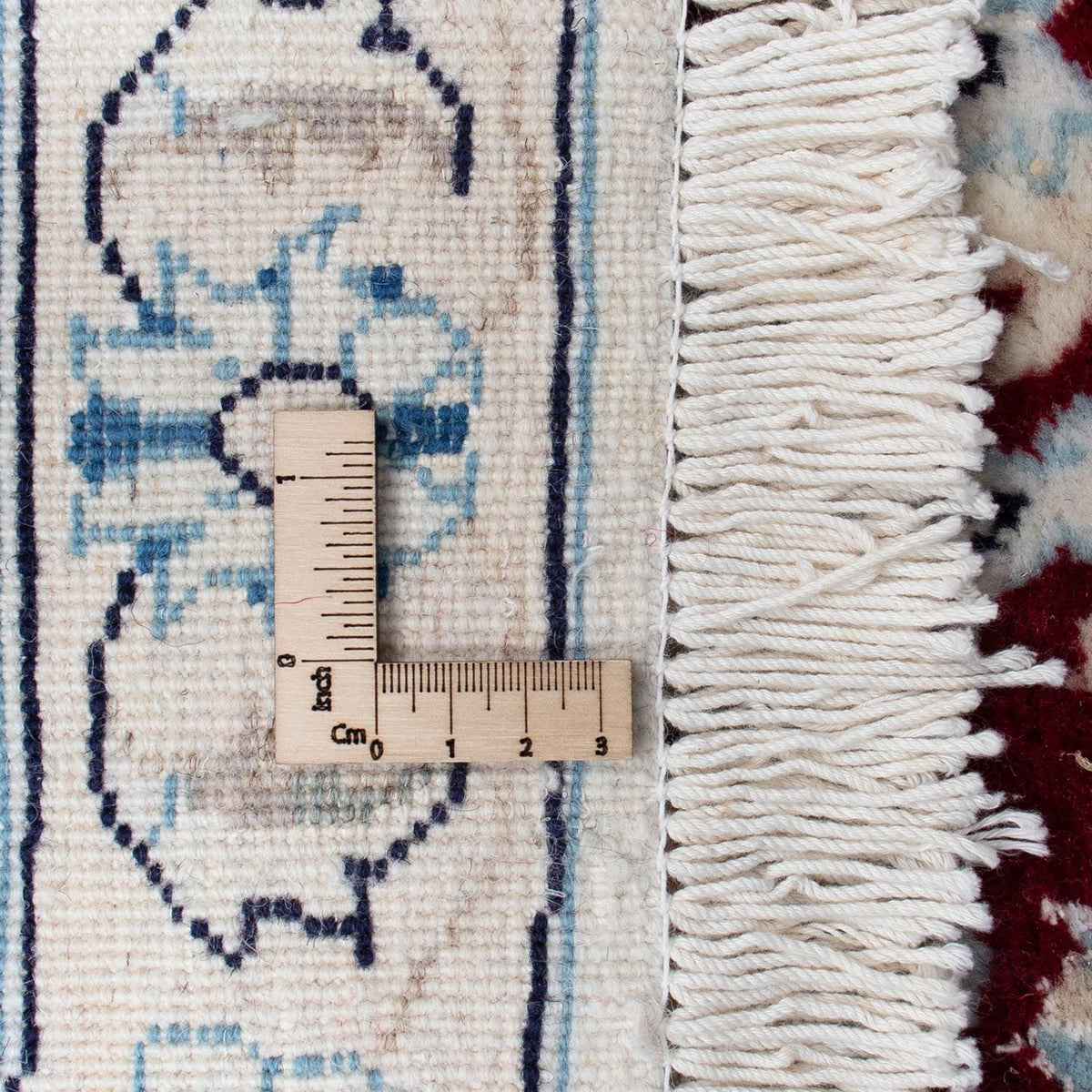 Tappeto Persero - Nain rotondo - 297 x 297 cm - rosso scuro