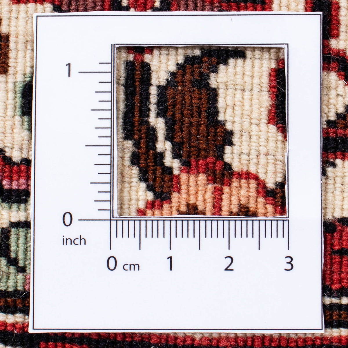 Tappeto Persero - Bidjar - 304 x 255 cm - rosso scuro