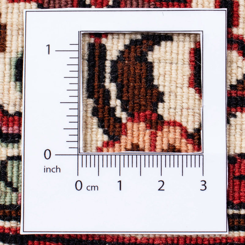 Tappeto Persero - Bidjar - 304 x 255 cm - rosso scuro