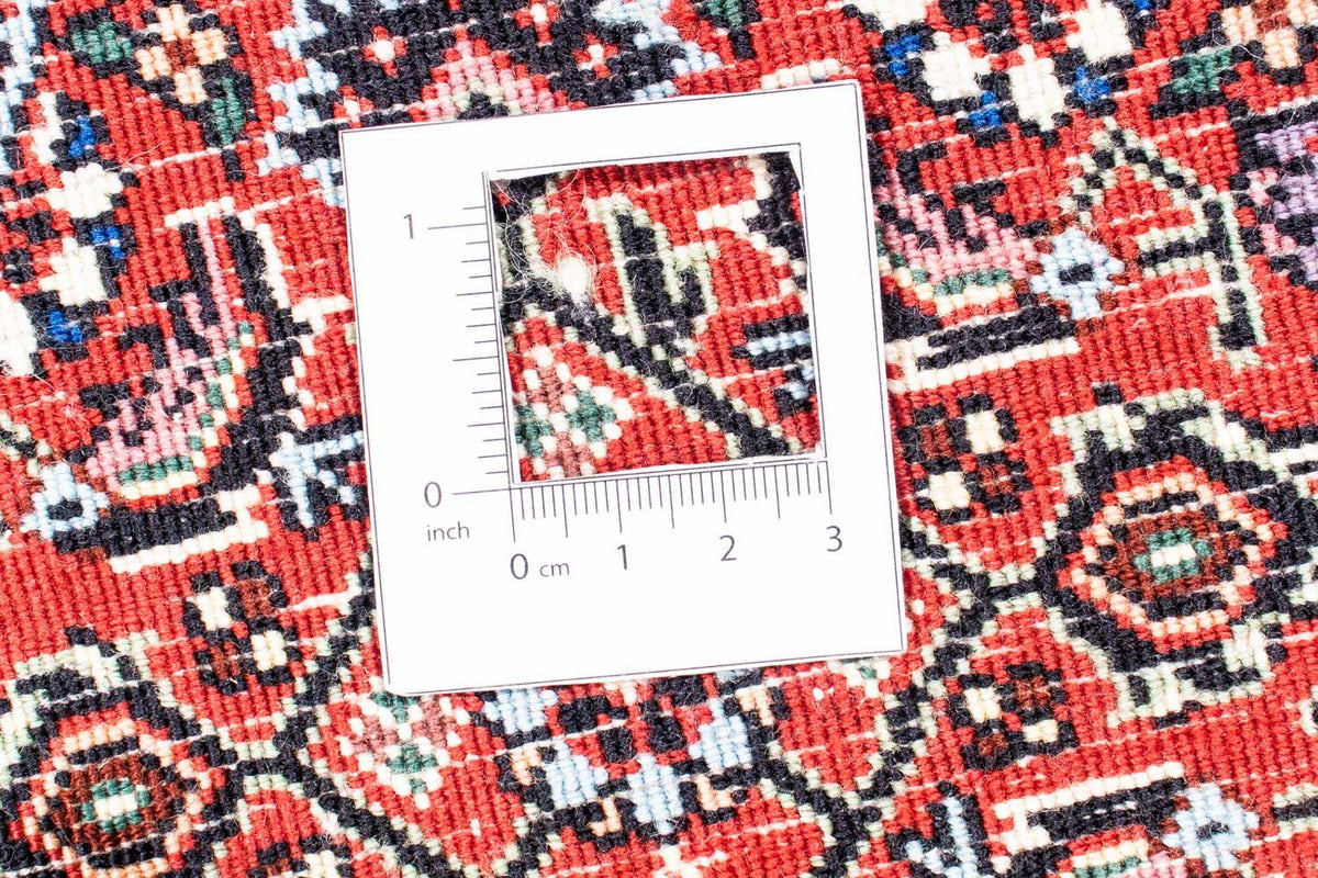 Tappeto Persero - Bidjar rotondo  - 155 x 155 cm - rosso scuro