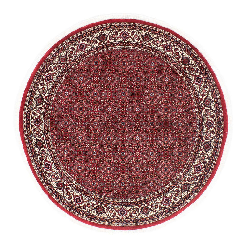 Tappeto Persero - Bidjar rotondo  - 150 x 150 cm - rosso scuro
