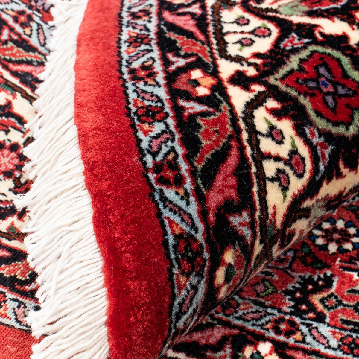 Tappeto Persero - Bidjar rotondo - 150 x 150 cm - rosso scuro