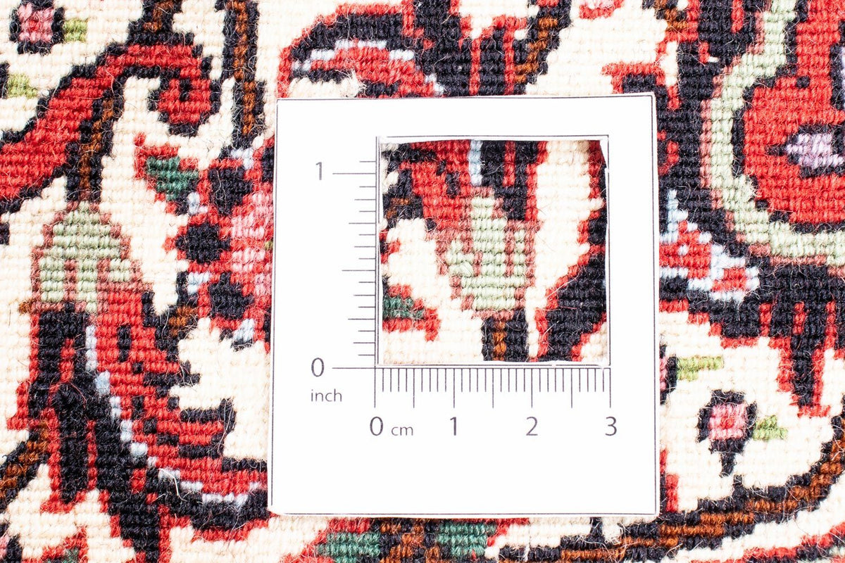 Tappeto Persero - Bidjar rotondo - 150 x 150 cm - rosso scuro