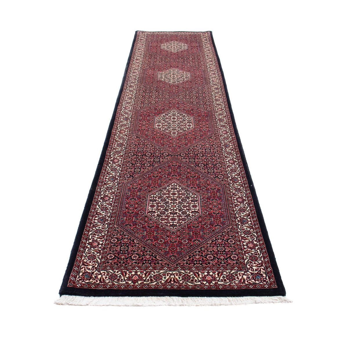 Tappeto corsia Tappeto Persero - Bidjar - 404 x 88 cm - rosso chiaro