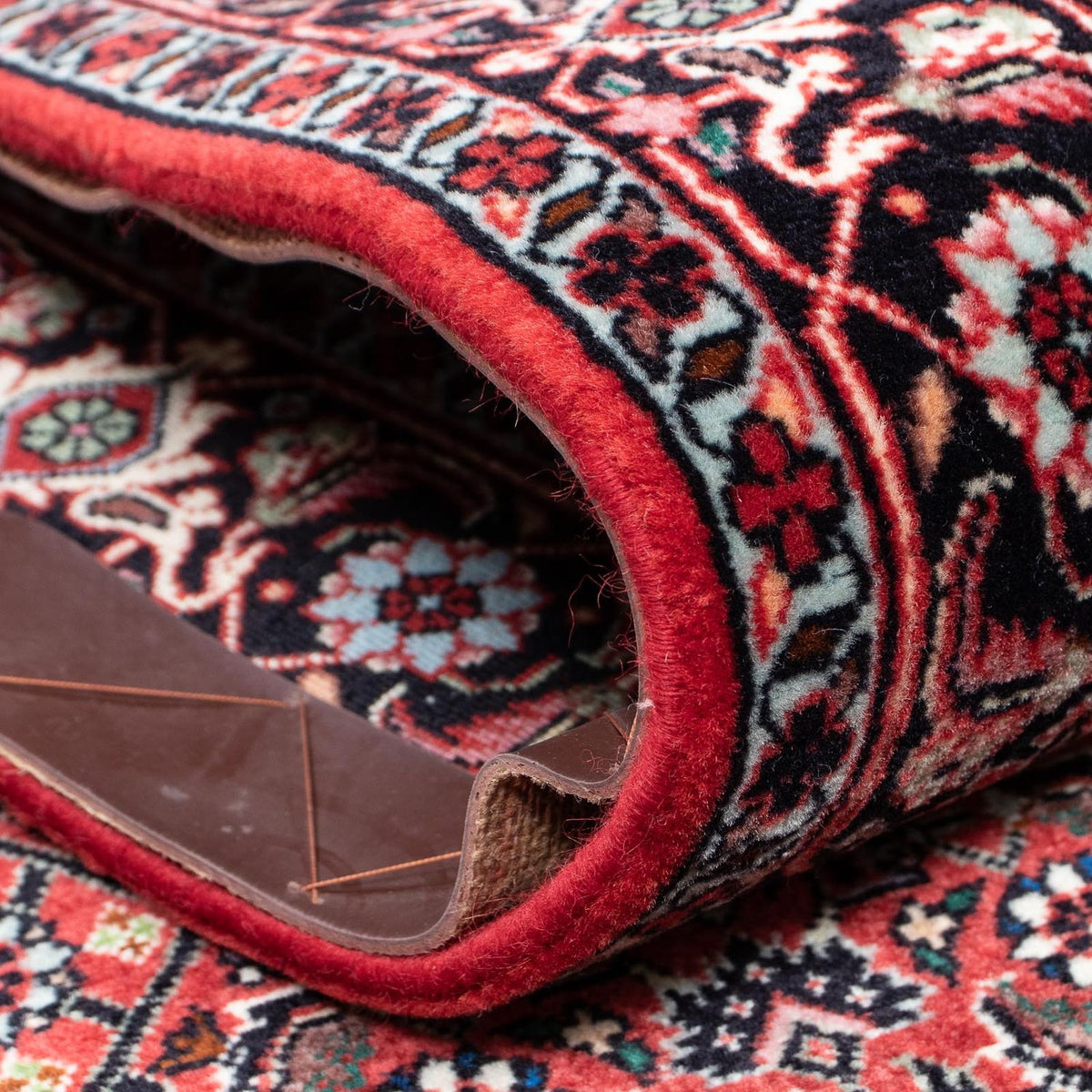 Tappeto corsia Tappeto Persero - Bidjar - 403 x 86 cm - rosso scuro