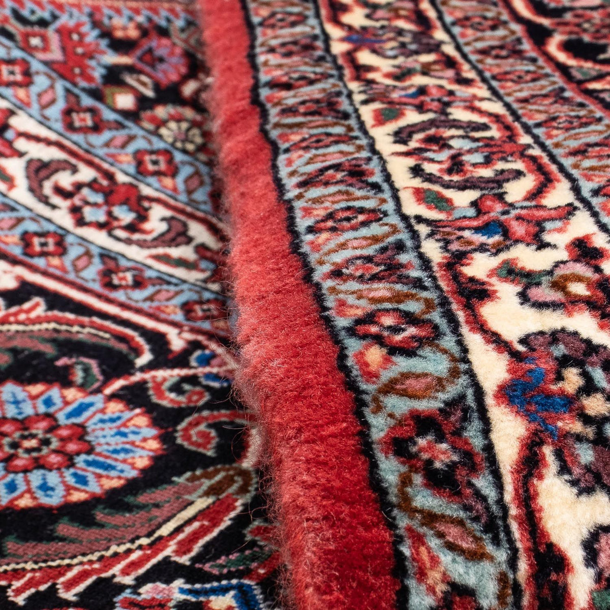 Tappeto Persero - Bidjar - 305 x 253 cm - rosso scuro