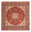 Tappeto Persero - Classico - 247 x 245 cm - rosso scuro