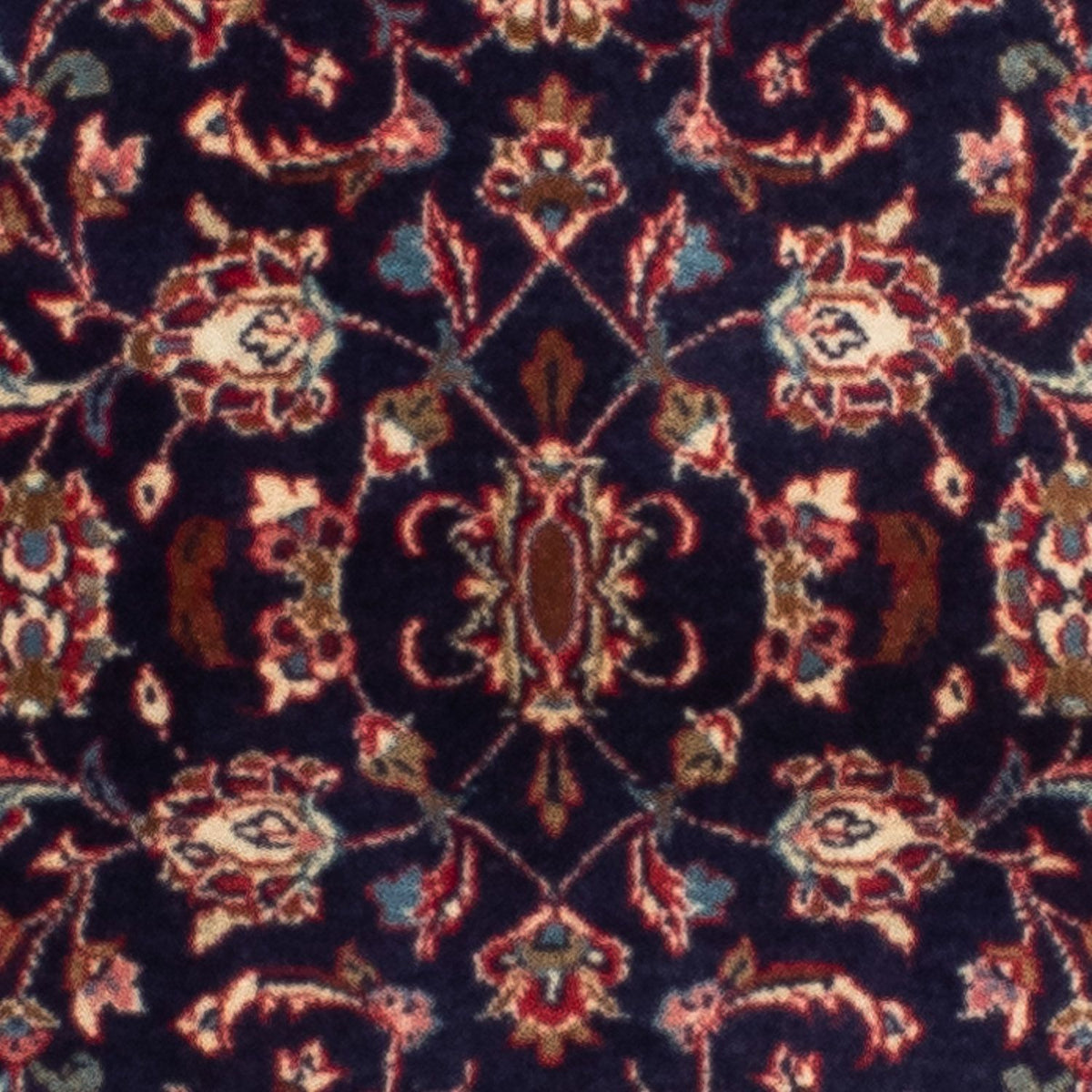 Tappeto corsia Tappeto Persero - Keshan - 266 x 68 cm - blu scuro