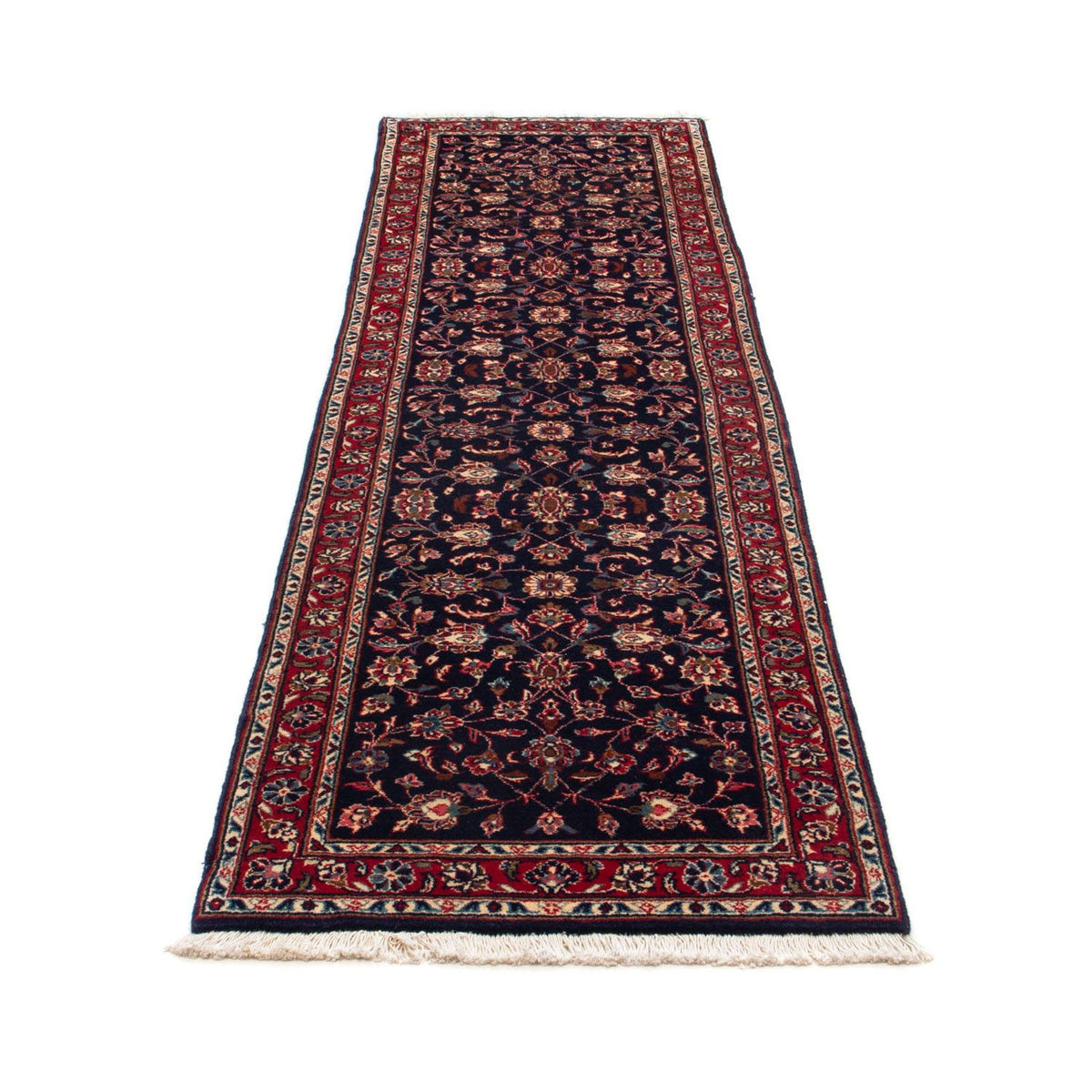 Tappeto corsia Tappeto Persero - Keshan - 266 x 68 cm - blu scuro