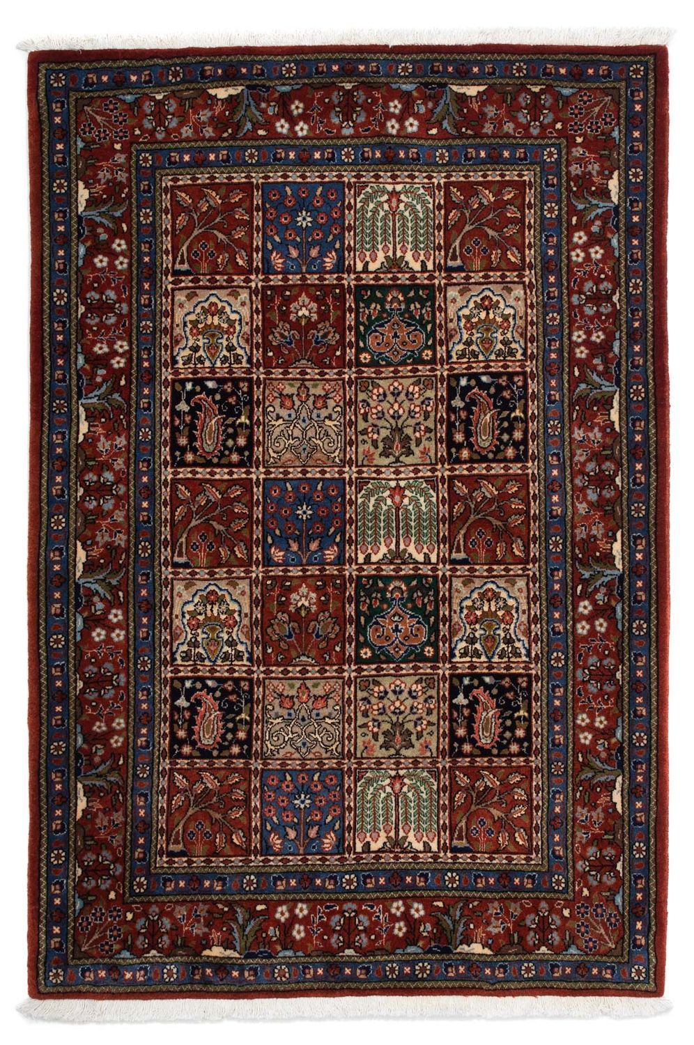 Tappeto Persero - Classico - 156 x 102 cm - rosso scuro