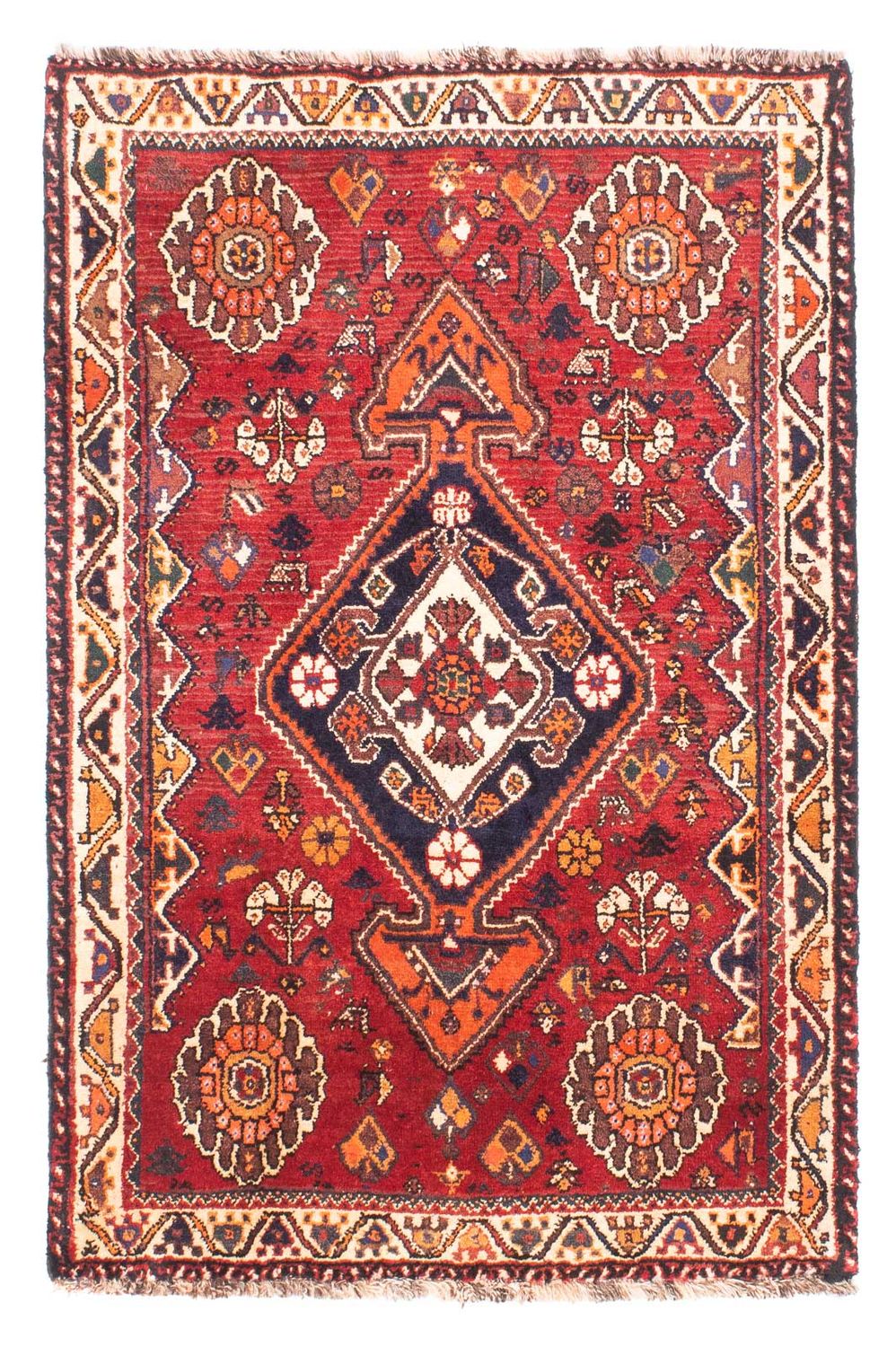 Tappeto Persero - Nomade - 152 x 100 cm - rosso scuro