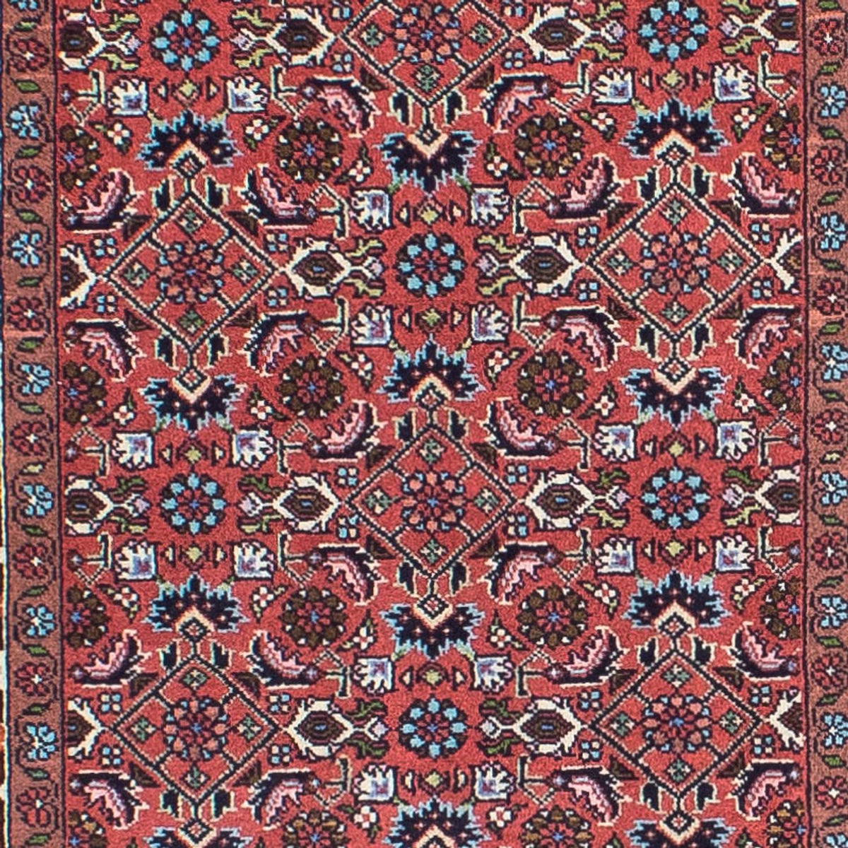 Tappeto corsia Tappeto Persero - Bidjar - 296 x 81 cm - rosso chiaro