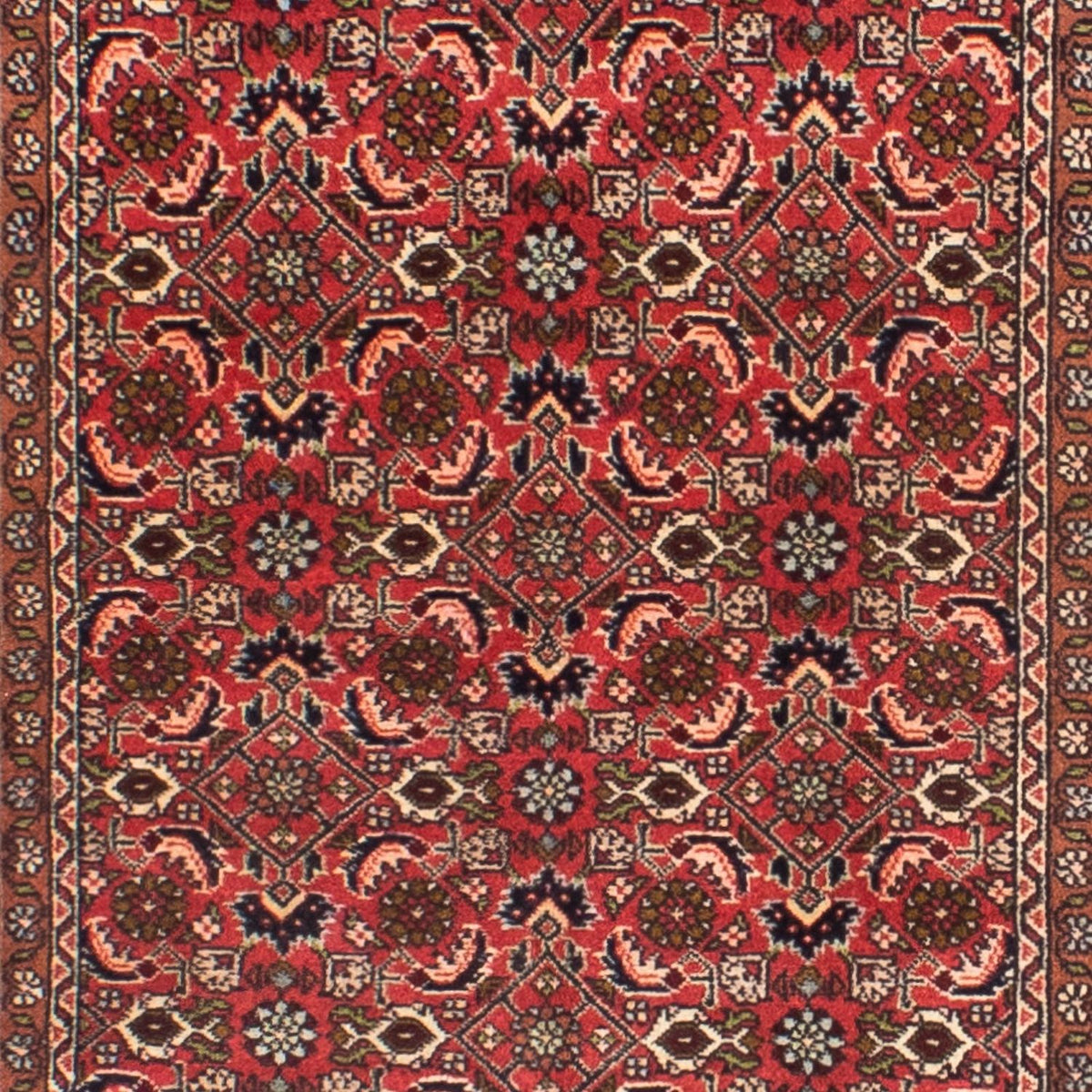 Tappeto corsia Tappeto Persero - Bidjar - 290 x 85 cm - rosso scuro