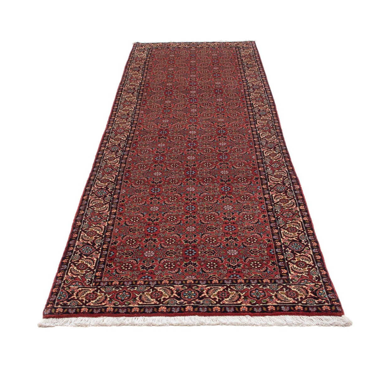 Tappeto corsia Tappeto Persero - Bidjar - 290 x 85 cm - rosso scuro