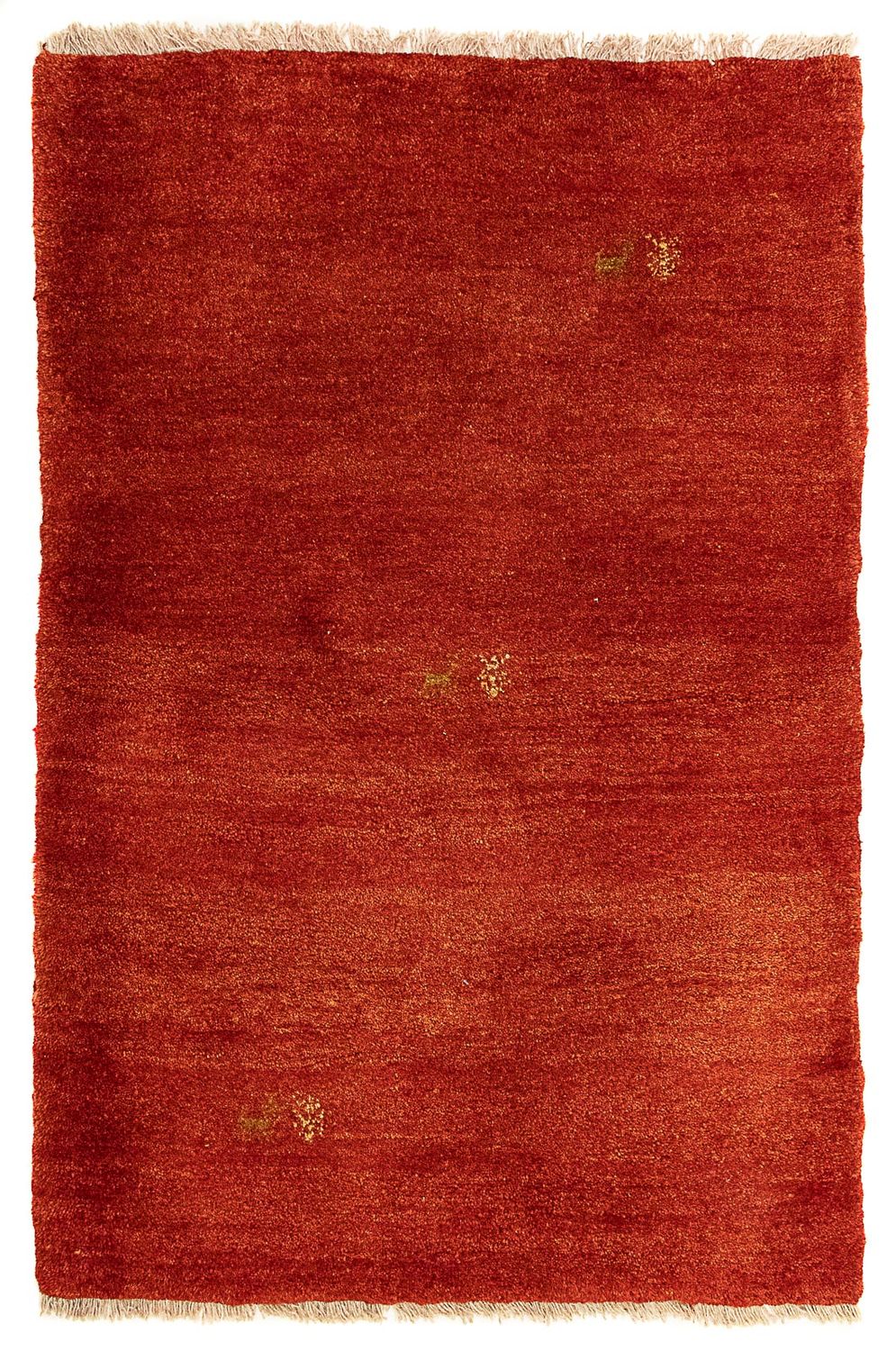 Tappeto Gabbeh - Persero - 125 x 82 cm - rosso scuro