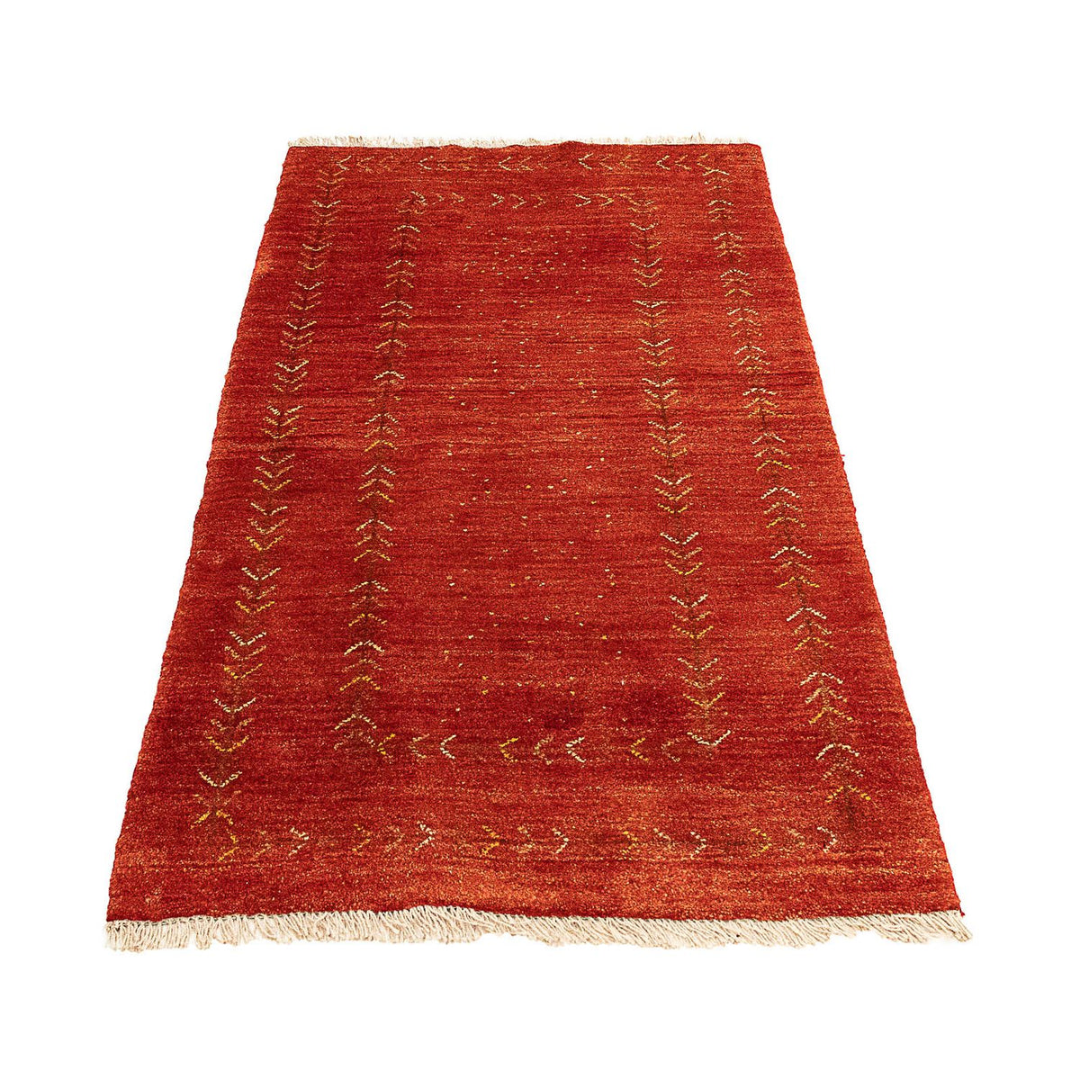 Tappeto Gabbeh - Persero - 137 x 75 cm - rosso scuro